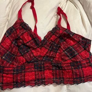 Plaid torrid bralette